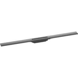 Hansgrohe RainDrain Flex Zuhanylefolyó színkészlet 1000, méretre vágható szálcsiszolt fekete/króm 56046340