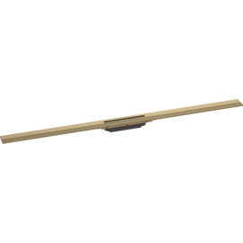 Hansgrohe RainDrain Flex Zuhanylefolyó színkészlet 1200, méretre vágható szálcsiszolt bronz 56047140