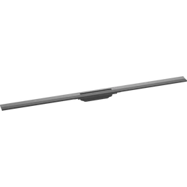 Hansgrohe RainDrain Flex Zuhanylefolyó színkészlet 1200, méretre vágható szálcsiszolt fekete/króm 56047340