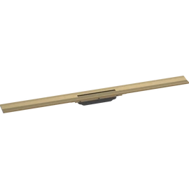 Hansgrohe RainDrain Flex Zuhanylefolyó színkészlet 1000, méretre vágható, fali illesztéshez szálcsiszolt bronz 56053140