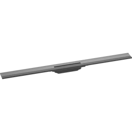 Hansgrohe RainDrain Flex Zuhanylefolyó színkészlet 1000, méretre vágható, fali illesztéshez szálcsiszolt fekete/króm 56053340