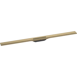 Hansgrohe RainDrain Flex Zuhanylefolyó színkészlet 1200, méretre vágható, fali illesztéshez szálcsiszolt bronz 56054140