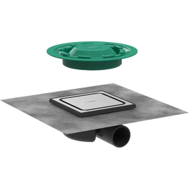 Hansgrohe RainDrain Spot Folyóka 150/150 rostély rozsdamentes acél 56055800