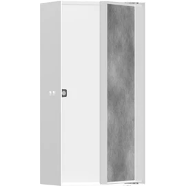 Hansgrohe XtraStoris Rock Falfülke cserélhető ajtóval, 300/150/100 matt fehér 56082700