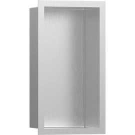 Hansgrohe XtraStoris Individual Falfülke szálcsiszolt rozsdamentes acél felülettel, design kerettel 300/150/100 rozsdamentes acél 56094800