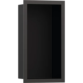 Hansgrohe XtraStoris Individual Falfülke matt fekete színben, design kerettel 300/150/100 szálcsiszolt fekete/króm 56095340