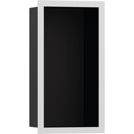 Hansgrohe XtraStoris Individual Falfülke matt fekete színben, design kerettel 300/150/100 matt fehér 56095700