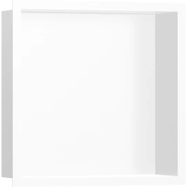 Hansgrohe XtraStoris Individual Falfülke matt fehér színben, design kerettel 300/300/100 matt fehér 56099700