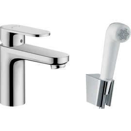 Hansgrohe Vernis Blend Egykaros mosdócsaptelep 100, bidé kézizuhannyal és 160 cm-es zuhanytömlővel króm 71215000