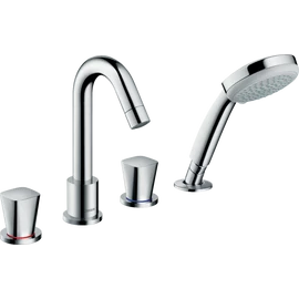 Hansgrohe Logis 4-lyukú peremre szerelhető kádcsaptelep króm 71314000