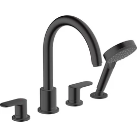 Hansgrohe Vernis Blend Peremre szerelhető kádcsaptelep matt fekete 71456670