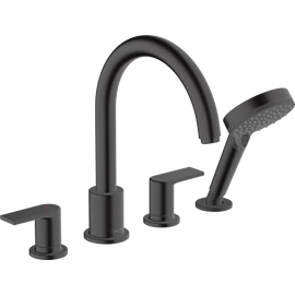 Hansgrohe Vernis Shape Peremre szerelhető kádcsaptelep matt fekete 71459670