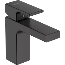Hansgrohe Vernis Shape Egykaros mosdócsaptelep 100, automata lefolyógarnitúrával matt fekete 71561670