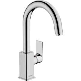 Hansgrohe Vernis Shape Egykaros mosdócsaptelep elforgatható kifolyóval és automata lefolyógarnitúrával króm 71564000