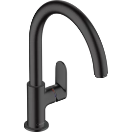 Hansgrohe Vernis Blend M35 Egykaros konyhai csaptelep 210, elforgatható kifolyóval matt fekete 71870670