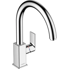Hansgrohe Vernis Shape M35 Egykaros konyhai csaptelep 210, elforgatható kifolyóval króm 71871000