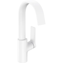 Hansgrohe Vivenis Egykaros mosdócsaptelep 120, elforgatható kifolyóval, lefolyógarnitúra nélkül matt fehér 75032700