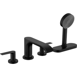 Hansgrohe Vivenis Peremre szerelhető kádcsaptelep sBox-szal matt fekete 75444670