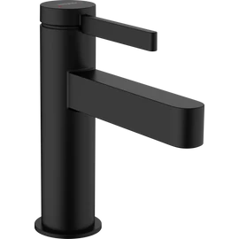 Hansgrohe Finoris Egykaros mosdócsaptelep 100, push-open lefolyógarnitúrával matt fekete 76010670