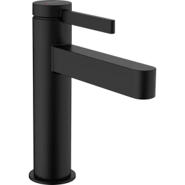 Hansgrohe Finoris Egykaros mosdócsaptelep 110, pop-up lefolyógarnitúrával matt fekete 76020670