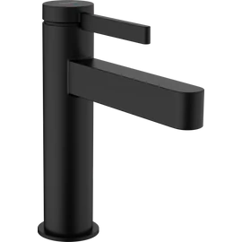 Hansgrohe Finoris Egykaros mosdócsaptelep 110, CoolStart, push-open lefolyógarnitúrával matt fekete 76024670