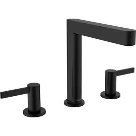 Hansgrohe Finoris Mosdócsaptelep 160, push-open lefolyógarnitúrával matt fekete 76034670