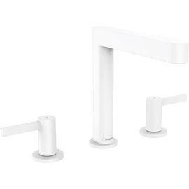 Hansgrohe Finoris Mosdócsaptelep 160, push-open lefolyógarnitúrával matt fehér 76034700