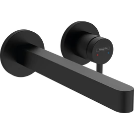 Hansgrohe Finoris Egykaros mosdócsaptelep falsík alatti szereléshez, 22,8 cm-es kifolyóval matt fekete 76050670