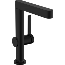 Hansgrohe Finoris Egykaros mosdócsaptelep 230, elforgatható kifolyóval és push-open lefolyógarnitúrával matt fekete 76060670