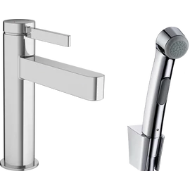 Hansgrohe Finoris Egykaros mosdócsaptelep 110, bidé kézizuhannyal és 160cm-es zuhanytömlővel króm 76210000