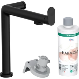 Hansgrohe Aqittura M91 Vízszűrős konyhai csaptelep 240, 1jet, indulókészlet matt fekete 76802670