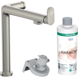 Hansgrohe Aqittura M91 Vízszűrős konyhai csaptelep 240, 1jet, indulókészlet nemesacél felület 76802800