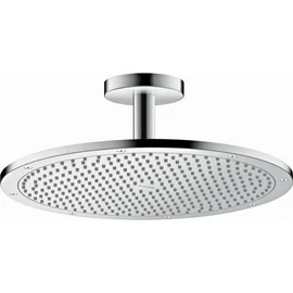 AXOR ShowerSolutions 350 1jet fejzuhany mennyezeti csatlakozással 100 mm, zuhanykarral, króm 26035000