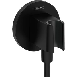 Hansgrohe FixFit Porter S zuhanytartó fali csatlakozóval, matt fekete 26888670