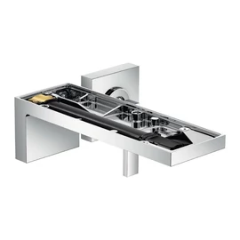 Axor MYEDITION falsík alatti mosdócsaptelep 221 mm-es kifolyóval, fedőlap nélkül, nem zárható leeresztővel, króm, 47062000