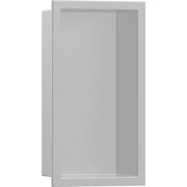 Hansgrohe XtraStoris Original Falfülke integrált kerettel, 30x15x10 cm, rozsdamentes acél hatású 56057800