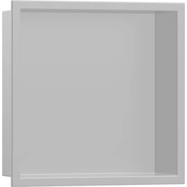 Hansgrohe XtraStoris Original Falfülke integrált kerettel, 30x30x10 cm, rozsdamentes acél hatású 56061800
