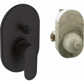 Hansgrohe Vernis Blend Egykaros falsík alatti kádcsaptelep, matt fekete 71473670