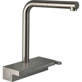 Hansgrohe Aquno Select M81 konyhai csaptelep 250, kihúzható kifolyóval, 2jet, rozsdamentes acél hatású 73836800
