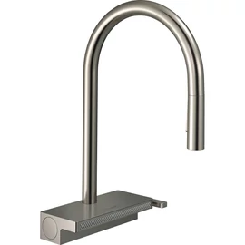 Hansgrohe Aquno Select M81 konyhai csaptelep 170, kihúzható kifolyóval, rozsdamentes acél hatású 73837800