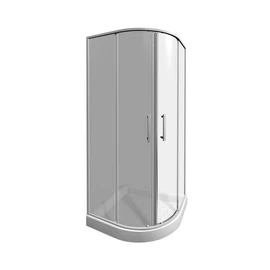 JIKA LYRA PLUS íves zuhanykabin, 80x80 cm, átlátszó üveg H2533810006681