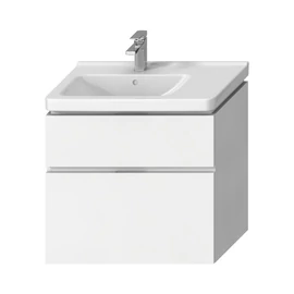 JIKA Cubito Pure alsószekrény 75 cm-es mosdóhoz, bal oldali medencéhez fehér H40J4254045001