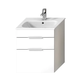 JIKA Deep by JIKA 55 cm szekrény mosdóval, fehér H41J6134023001