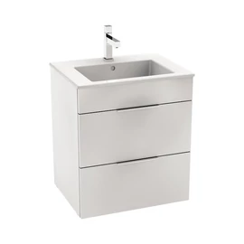 JIKA CUBE alsószekrény 55x43 cm-es mosdóval, 2 fiókkal, fehér H4536121763001