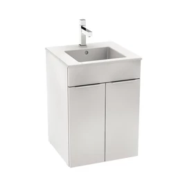 JIKA CUBE alsószekrény 45x43 cm-es mosdóval, 2 ajtóval, fehér H4536211763001