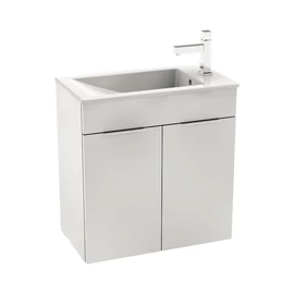 JIKA CUBE alsószekrény 60x34 cm-es mosdóval, 2 ajtóval, fehér H4536311763001