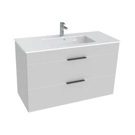 JIKA CUBE alsószekrény mosdóval, 2 fiók, 100x43 cm, fehér H4536521763001