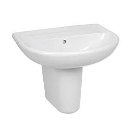 JIKA ZETA kézmosó 60x47 cm, csaplyuk nélkül, fehér H8103920001091