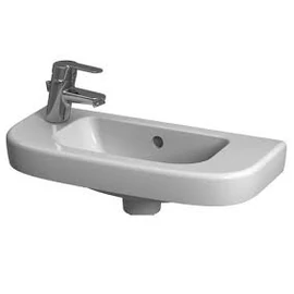 JIKA DEEP BY kézmosó 50x23 cm, bal oldali csaplyukkal, fehér H8156150001051