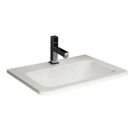 JIKA CUBITO beépíthető mosdó, 55 cm, 1 csaplyukkal, fehér H8174220001041